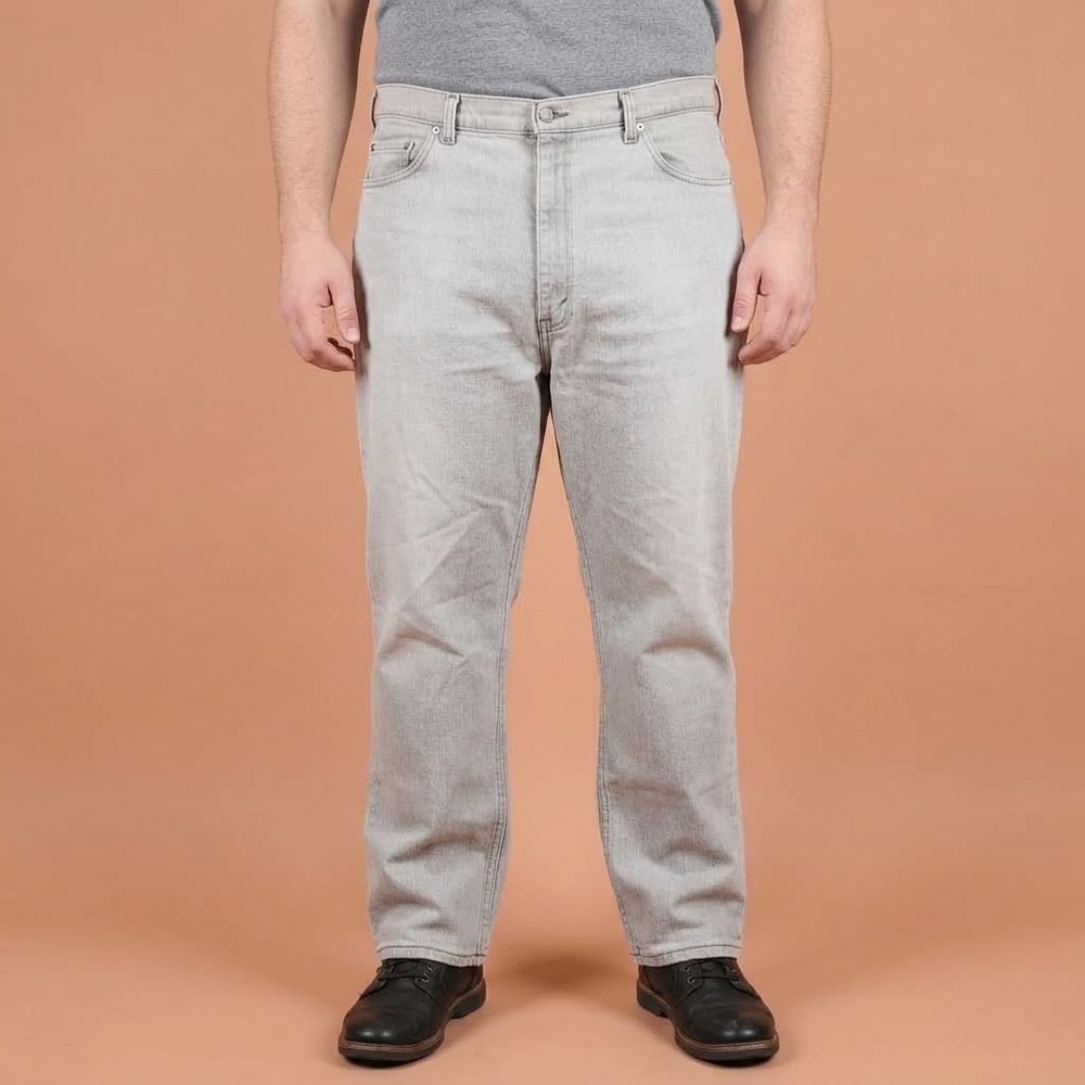 Vintage‎ Levis Flex Jeans Mens 38x29 Gray Made in USA